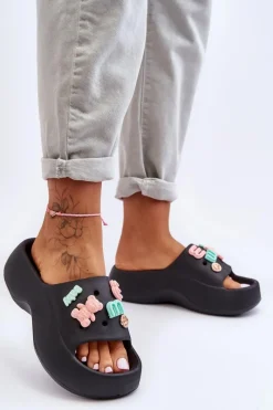 Klapki Na Platformie|Klapki Damskie Klasyczne><noscript><img width=