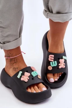 Klapki Na Platformie|Klapki Damskie Klasyczne><noscript><img width=