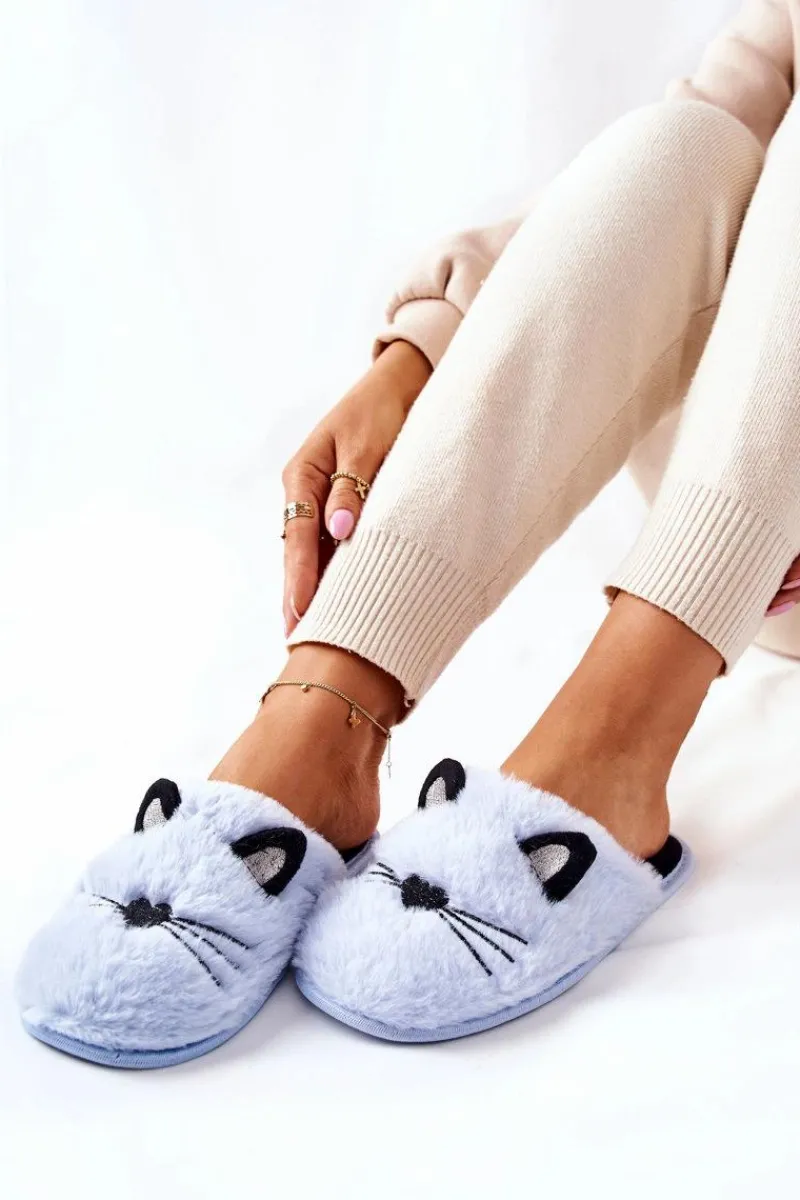 Online Evento Miękkie Papcie Kotki Z Uszami Niebieskie Distty