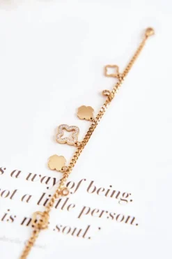 Bransoletki></noscript>Glam Chic Modna Bransoletka Z Ozdobami Złota