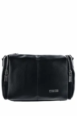 Best Big Star Shoes Modna Skórzana Torebka Big Star LL574022 Czarna