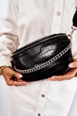 Torebki Klasyczne|Listonoszki>GOE Modna Torebka Listonoszka ZNJ028 Czarna