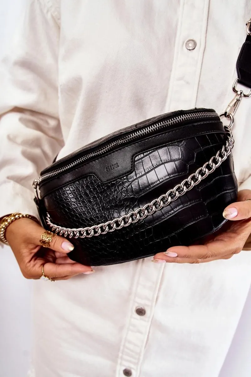 Torebki Klasyczne|Listonoszki>GOE Modna Torebka Listonoszka ZNJ028 Czarna