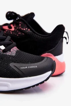 New Modne Buty Sportowe Memory Foam System Big Star LL274318 Czarne Damskie Buty Sportowe Big Star|Sneakersy Damskie