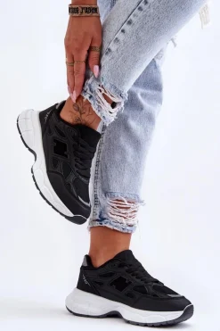 Hot Modne Damskie Buty Sportowe Z Siateczką Czarne Venice Damskie Sneakersy Damskie