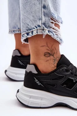 Hot Modne Damskie Buty Sportowe Z Siateczką Czarne Venice Damskie Sneakersy Damskie