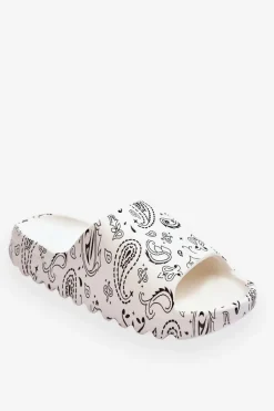 Klapki Na Platformie>Boto Modne Damskie Klapki Na Masywnej Platformie Białe Lorette