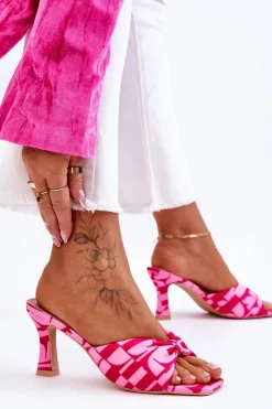 Klapki Na Obcasie|Klapki Damskie Klasyczne><noscript><img width=