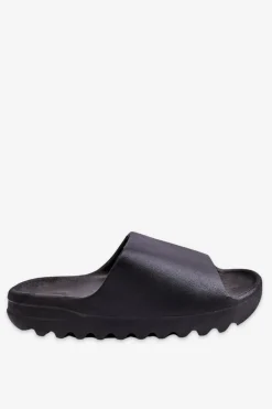 New Boto Modne Klapki Na Platformie Czarne Estella