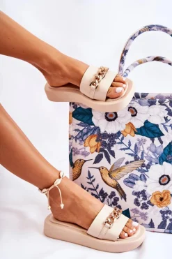 Klapki Damskie Klasyczne><noscript><img width=