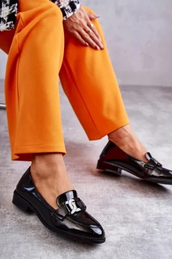 Półbuty Lakierowane|Mokasyny Damskie Lakierowane><noscript><img width=