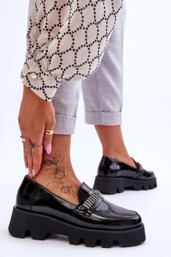 Loafersy Damskie|Mokasyny Płaskie><noscript><img width=