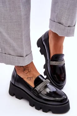 Loafersy Damskie|Mokasyny Płaskie><noscript><img width=