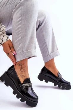 Loafersy Damskie|Mokasyny Płaskie><noscript><img width=