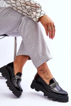 Loafersy Damskie|Mokasyny Płaskie><noscript><img width=