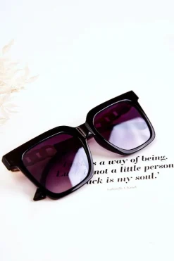 Online Boto Modne Okulary Przeciwsłoneczne V120043 Czarne