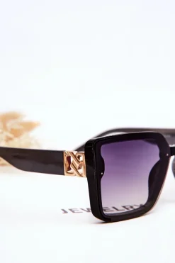 Online PRIUS Modne Okulary Przeciwsłoneczne V219 Czarno-Szare