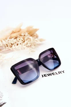 Okulary>PRIUS Modne Okulary Przeciwsłoneczne V219 Czarno-Zielone