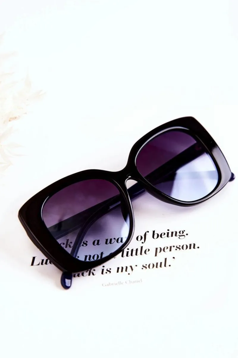 Okulary>Boto Modne Okulary Przeciwsłoneczne M2321 Czarno-Granatowe