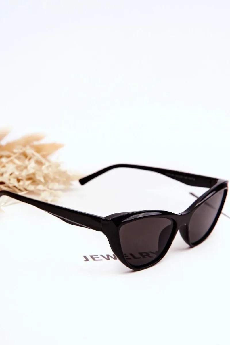 Okulary>Boto Modne Okulary Przeciwsłoneczne Kocie Oko V090169 Czarne