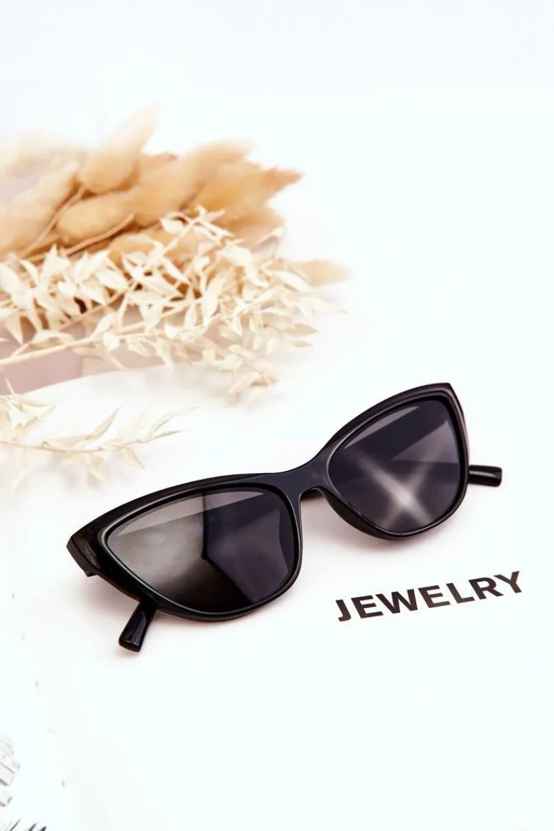 Okulary>Boto Modne Okulary Przeciwsłoneczne Kocie Oko V090169 Czarne