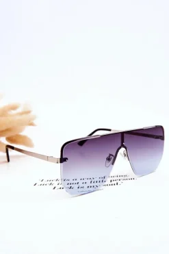 Outlet Boto Modne Okulary Przeciwsłoneczne 400UV Prius V310 Gradient Srebrno-Niebieskie