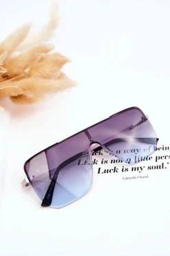 Outlet Boto Modne Okulary Przeciwsłoneczne 400UV Prius V310 Gradient Srebrno-Niebieskie