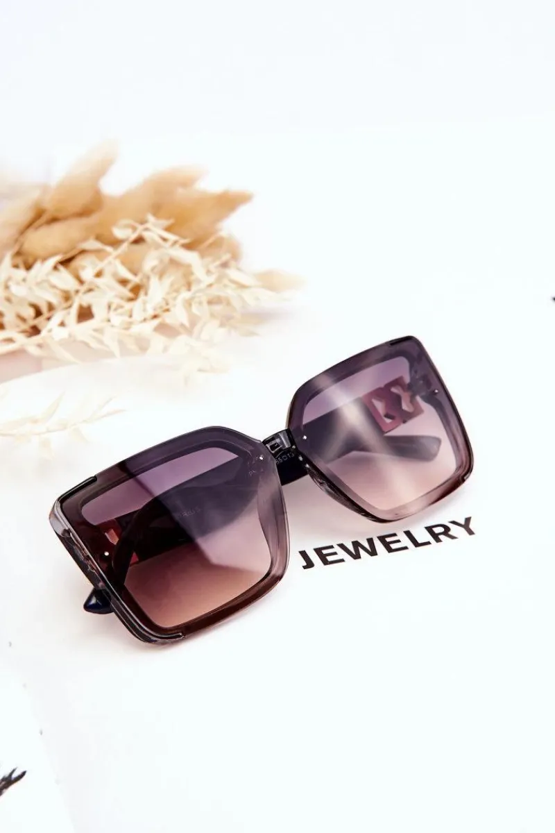 Clearance Modne Okulary Przeciwsłoneczne V219 Czarno-Granatowe Okulary