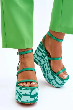 Sandały Na Koturnie><noscript><img width=