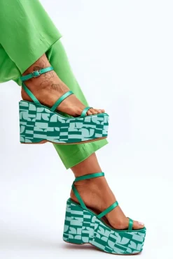 Sandały Na Koturnie><noscript><img width=