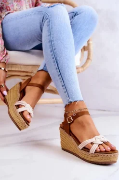 Sandały Na Koturnie><noscript><img width=