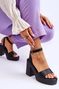 Sandały Na Obcasie><noscript><img width=