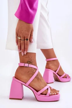 Sandały Na Obcasie><noscript><img width=