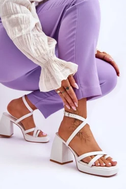 Sandały Na Obcasie><noscript><img width=