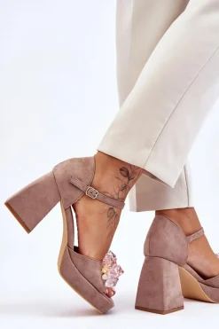 Sandały Na Obcasie><noscript><img width=