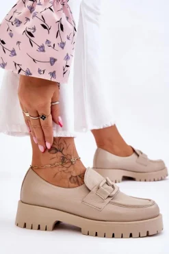 Półbuty Skórzane|Mokasyny Damskie Skórzane><noscript><img width=