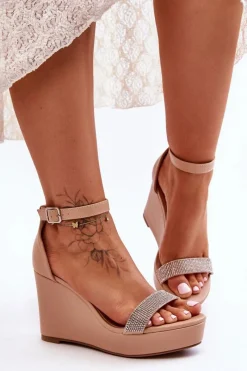 Sandały Na Koturnie><noscript><img width=