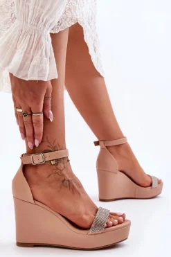 Sandały Na Koturnie><noscript><img width=