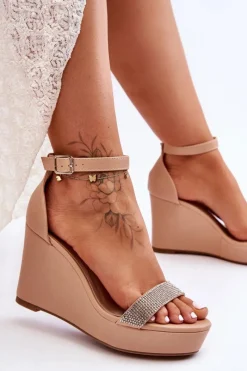 Sandały Na Koturnie><noscript><img width=