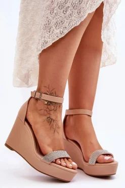 Sandały Na Koturnie><noscript><img width=