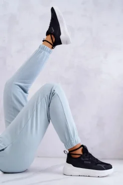 Buty Sportowe Big Star></noscript>Big Star Shoes Modne Sneakersy Buty Sportowe Big Star JJ274598 Czarne