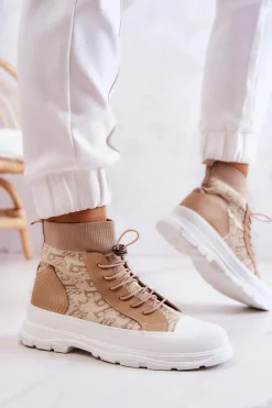 Trampki Damskie Wysokie><noscript><img width=