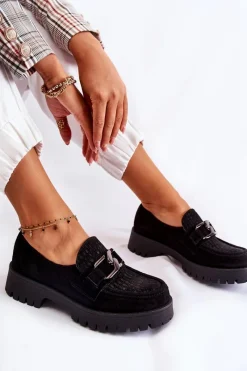 Półbuty Skórzane|Mokasyny Damskie Zamszowe><noscript><img width=