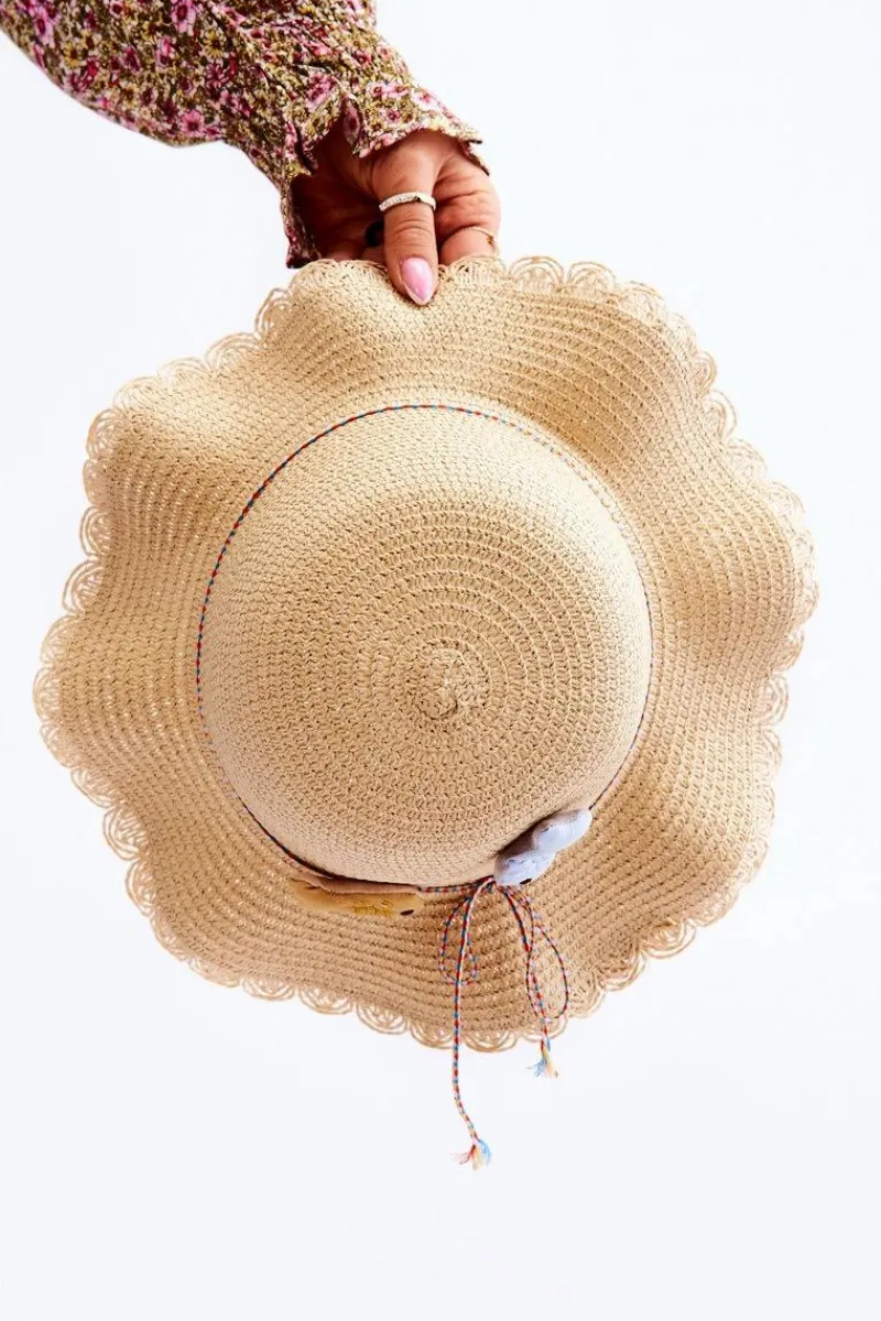 Okrycia Głowy>Boto Modny Dziecięcy Kapelusz Z Rybkami Beżowy