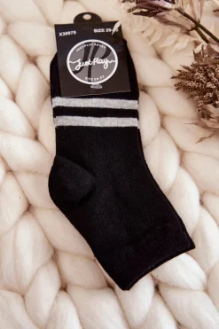 Młodzieżowe Bawełniane Skarpety Za Kostkę Czarne Skarpetki|Skarpetki