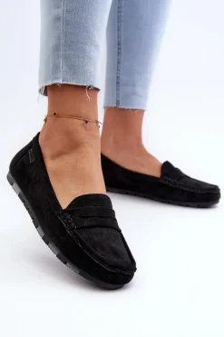 Loafersy Damskie|Mokasyny Damskie Zamszowe><noscript><img width=