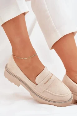 Mokasyny Płaskie|Mokasyny Damskie Skórzane><noscript><img width=