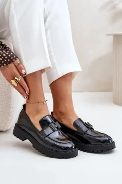 Loafersy Damskie|Mokasyny Płaskie><noscript><img width=