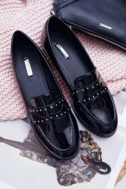 Mokasyny Damskie Lakierowane><noscript><img width=