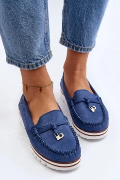Online Mokasyny Damskie Na Platformie Niebieskie Railav Damskie Loafersy Damskie|Mokasyny Na Platformie